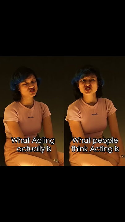 What Acting Really Is | Realistic Acting | Best Acting School - The Indian School of Acting