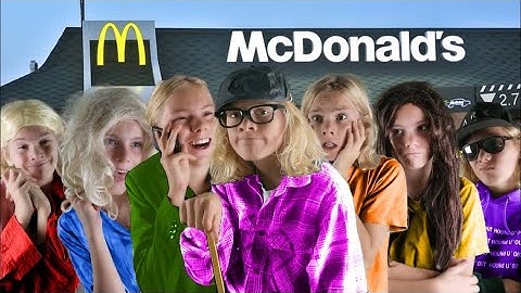 Forskellige Typer På McDonald's