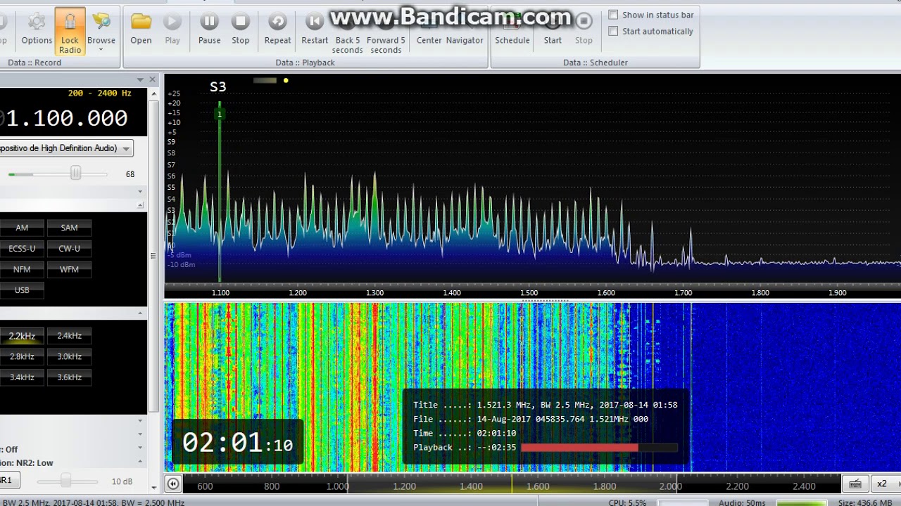 CB110 Radio BBN (Viña del Mar, Chile) 1100 kHz YouTube