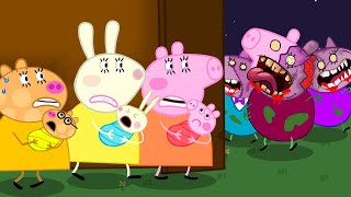 Peppa pig Zombies ATTACK At Hospital🧟‍♀️ | Peppa Pig Sad Story | Peppa Pig Funny Animation