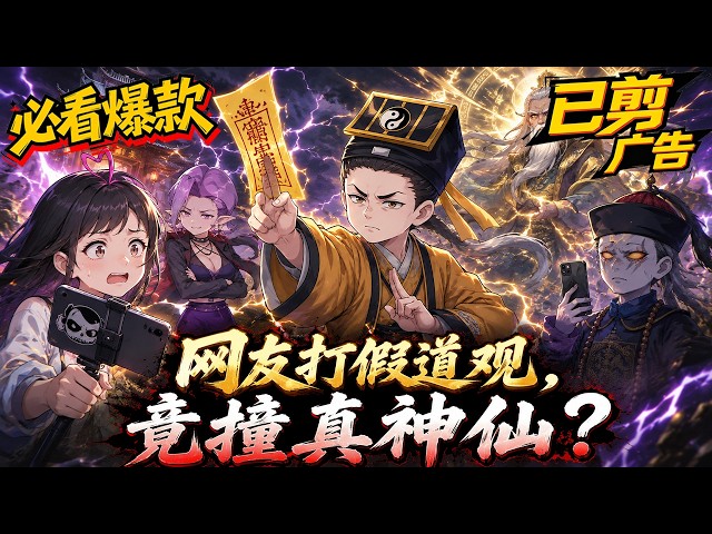 【NEW】💥必看爆款 |【網友打假道觀，竟撞真神仙？】道士手握五雷正法，整蠱主播撞槍口被轟成渣！太狂了！#SDQM #沙雕轻漫 #系统 #高武 #玄幻 #修仙 #都市