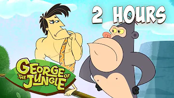 George of the Jungle | 2 Hour Compilation Of Your Favourite Episodes! | Cartoons For Kids