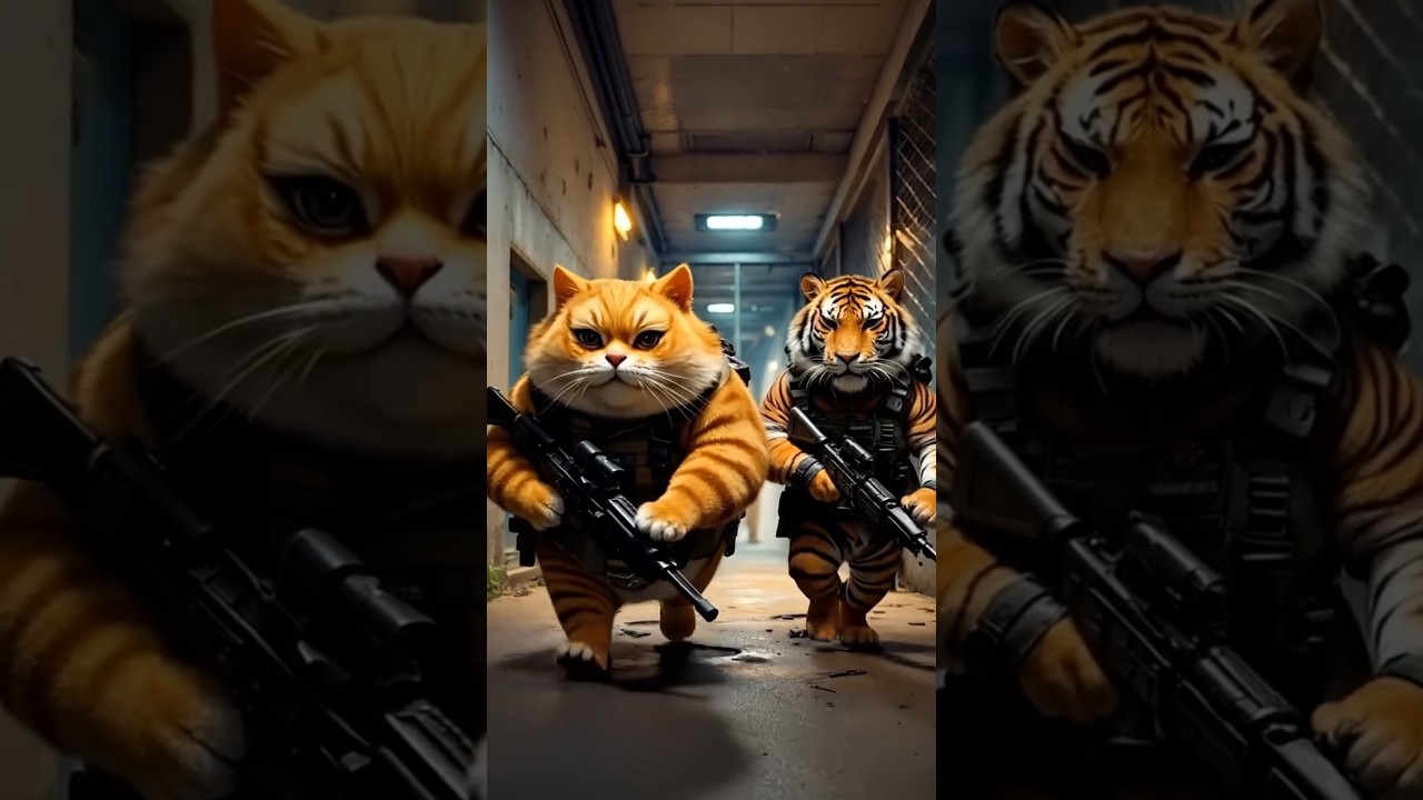 😠Today we go to rescue pandas with tiger! # cutepetdebutplan 