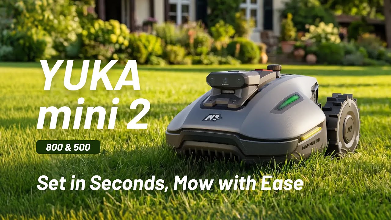YUKA mini 2 800 & 500 | Set in Seconds, Mow with Ease - YouTube