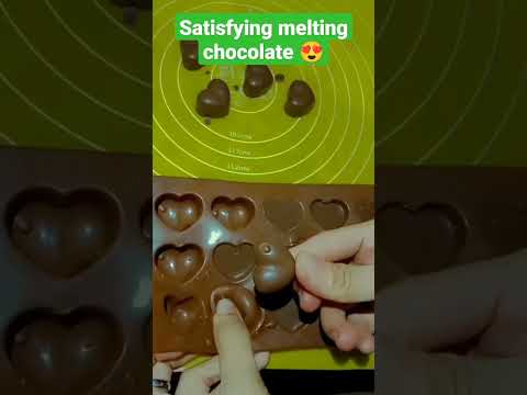 satisfying melting chocolate #ytshorts #viral