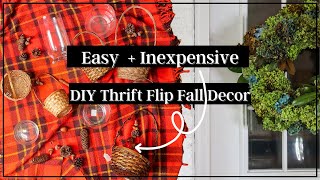 Fall Thrift Flip Decor + Easy Fall Decor Using Thrift Store Finds + Heidi Sonboul DIY Challenge