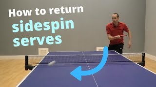 How to return different types of sidespin serve screenshot 2