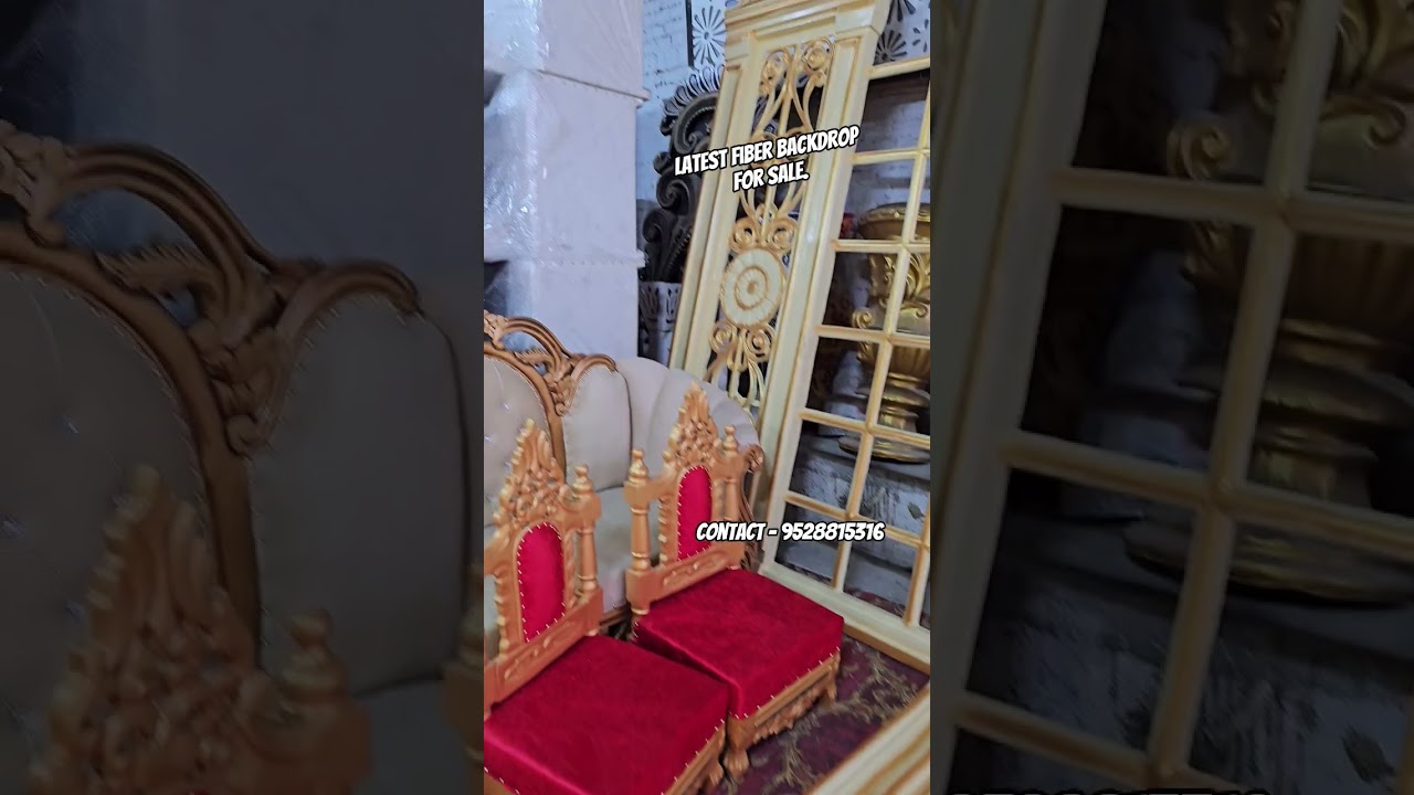 Latest Design Fiber Backdrop 2025 / Fiber factory Saharanpur / Fiber Stage For sale / Fiber Gate