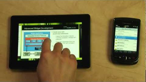BlackBerry PlayBook for Business Official Demo