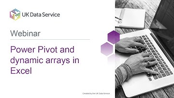 Webinar: Power Pivot and Dynamic Arrays in Excel