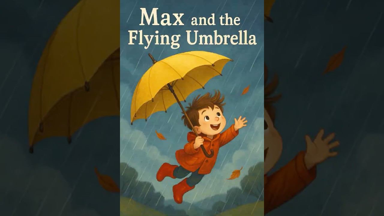 Max and the Flying Umbrella 🌧️ | Magical Bedtime Story for Kids |Animated Story Part 1 