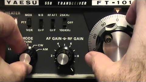 How To Zero Beat Yaesu FT-101B