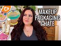 MAKEUP PACKAGING I HATE! THE WORST PACKAGING &amp; WEIRD DESIGNS