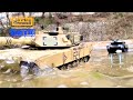 RC TANK Heng Long M1A2 Abrams VS Leopard 2A6 Operation Ice Valley