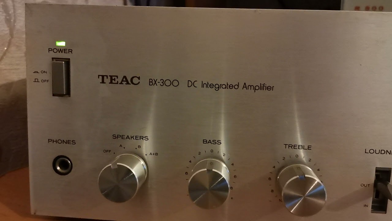 Amplificateur TEAC BX-300 – Révisé Et Fonctionnel – Entrées RCA Et Enceintes