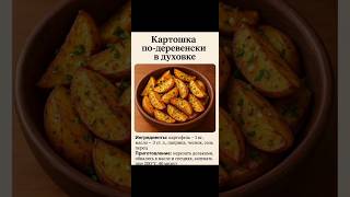 Как приготовить картошку по деревенски в духовке 