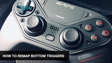 Astro C40 PS4 Controller - How To Remap Bottom Triggers on the Fly