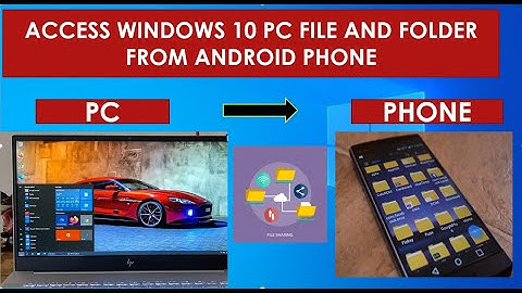 How To Access Your Windows 10 Folders and Files From Android Phone | Rahul