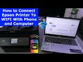 How to Connect Epson Printer To WIFI With Phone and Computer