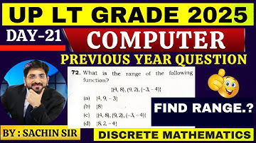UP LT Grade Computer Classes 2025 | Discrete Maths | LT Grade Computer Class | LT Grade Computer |