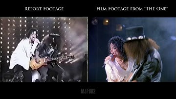 Michael Jackson - Dangerous Tour Tokyo 30.12.1992 (Report Footage vs Film Footage)