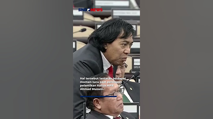 Momen Lucu Komeng Tepuk Jidat Berkali-kali saat Diteriaki 'Uhuy Jelang Pelantikan Ketua MPR