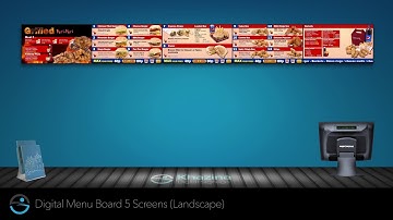 Digital Menu Board Templates 02