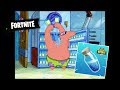 Fortnite battle royale portrayed by Spongebob