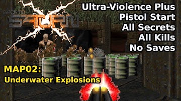 Doom II: BTSX E2 - MAP02: Underwater Explosions (Ultra-Violence Plus 100%)