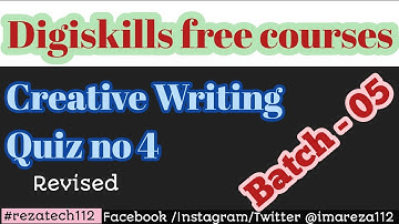 Creative Writing Quiz no 4