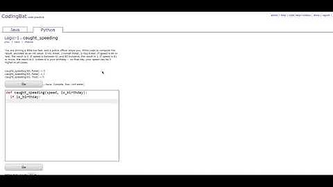 Logic-1 (caught_speeding) Python Tutorial || codingbat.com