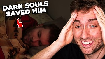 Atrioc Reacts to How Souls Games Save You by Daryl Talks Games