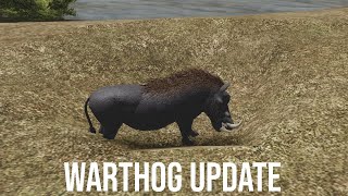 WILD SAVANNAH WARTHOG UPDATE