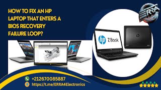 How to fix an HP laptop that enters a BIOS Recovery failure loop?