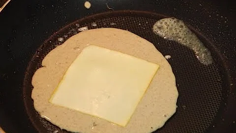 How to make a pancake with Muenster Cheese