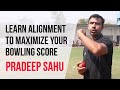 Spin bowling alignment drill by pradeep sahu at omtex icwc cricket institute