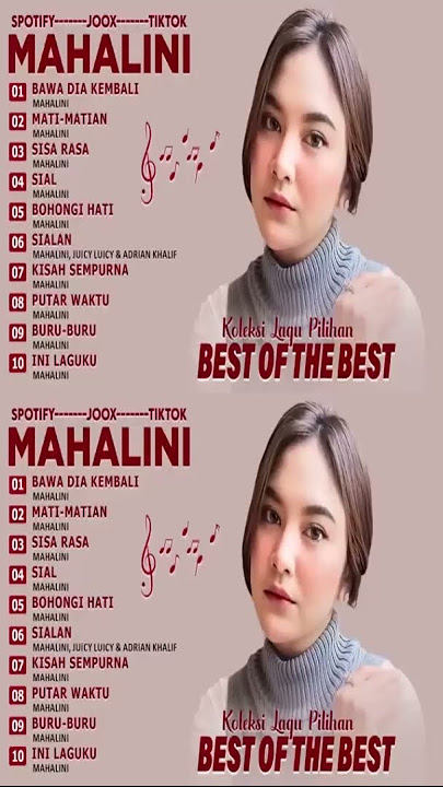 KOLEKSI LAGU MAHALINI FULL ALBUM TERBARU 2024 VIRAL TIKTOK - BAWA DIA KEMBALI - MATI MATIAN - SIAL