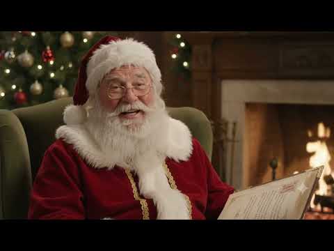 Santa's message for Olivia