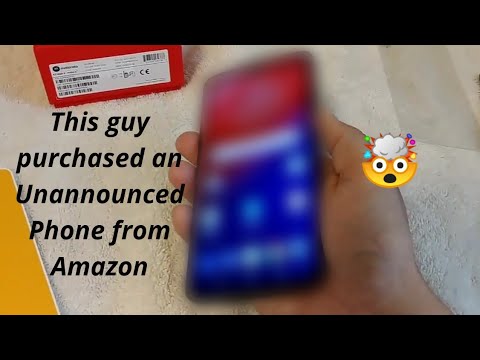 This guy purchased unannounced Moto Z4 phone from Amazon 🤯