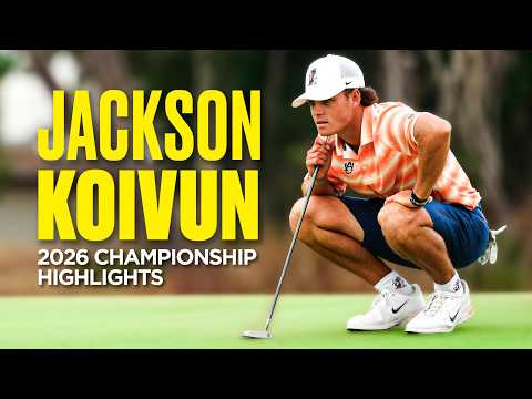 Jackson Koivun highlights from the 2026 NCAA golf championships