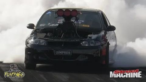 BLOWN VT CLUBBY "2IMPRES" SMASHING TYRES AT SUMMERNATS 35