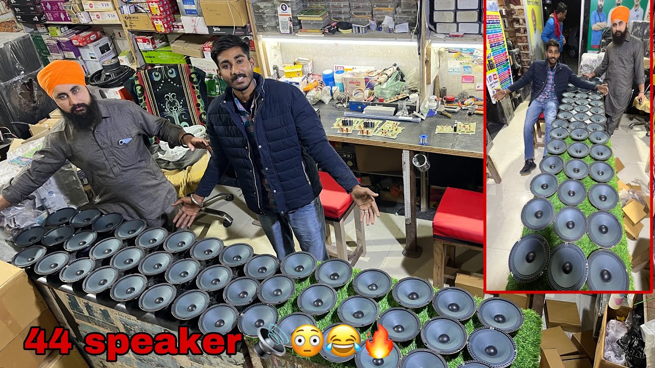 44 Speaker 🔊 La Te 😳| Siraa Ho Gaya | Music System Day 3 🦖🔥