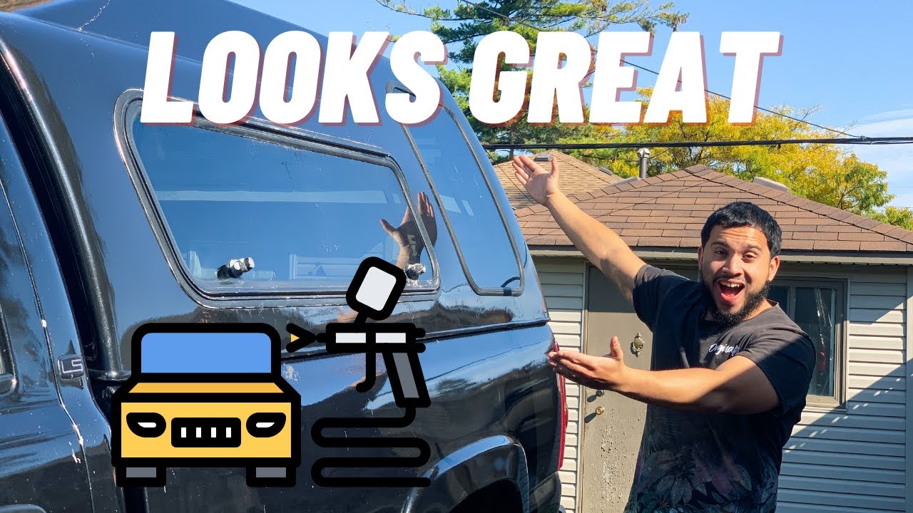 Painting my truck cap YouTube