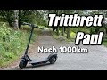 Trittbrett paul e scooter nach 1000km langzeitreview