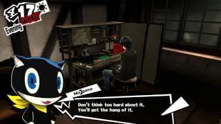Persona 5 - 4/17 Evening: Cafe Leblanc Attic: Make Infiltration Tool Lockpick Crafting Tutorial PS4P