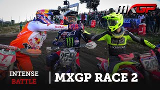 Insane Battle  Gajser  Herlings  Febvre  Coldenhoff | MXGP Race 2 | MXGP of Trentino 2021