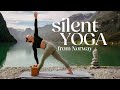 SILENT YOGA with yoga blocks - 12 min lesson from Norway - music only
