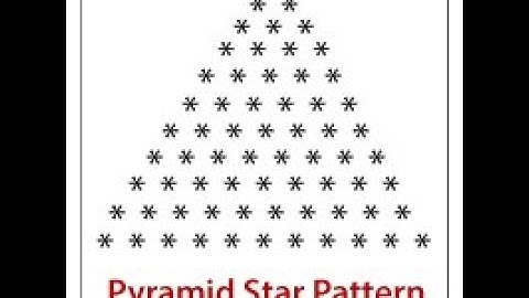 C Program Print Full Pyramid of Stars Pattern | Triangle #shorts