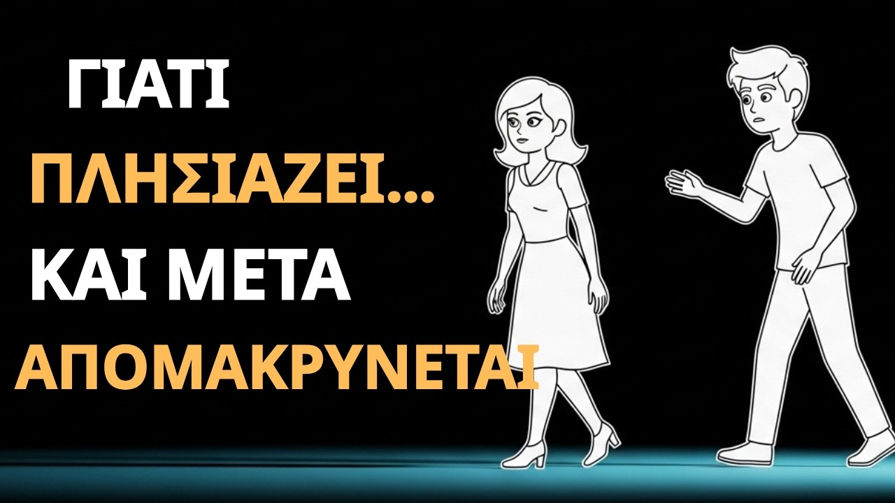 «Δείχνει ενδιαφέρον και μετά απομακρύνεται… γιατί ο άντρας κλονίζεται εσωτερικά.»
