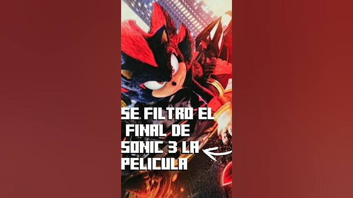 SE FILTRO el FINAL de SONIC 3LA PELICULA!! #shorts #soniclapelicula #viralvideo